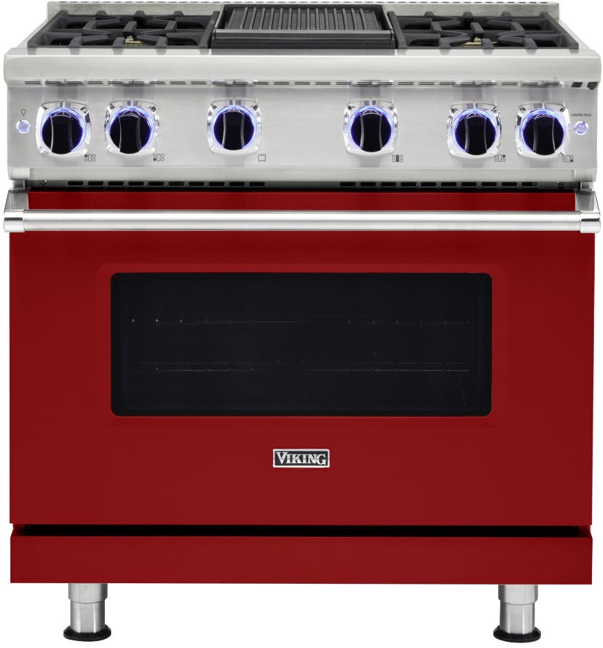 Viking VGR73624GARLP Apple Red with Liquid Propane