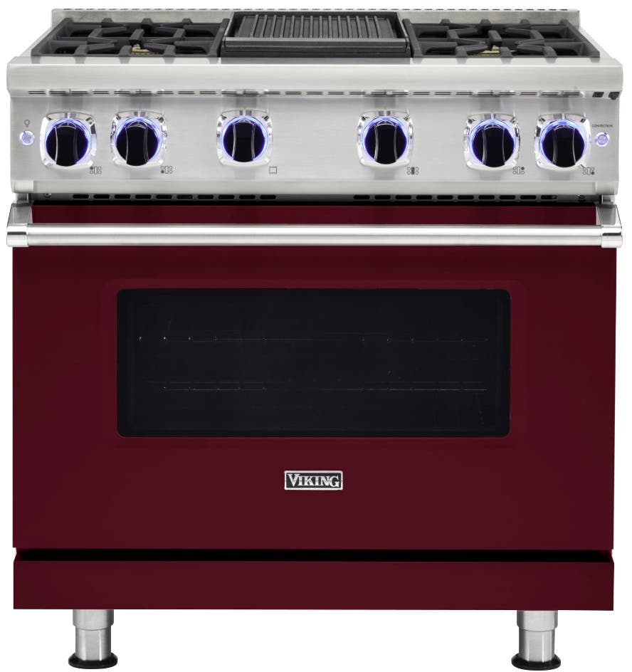 Viking VGR73624GBULP Burgundy with Liquid Propane