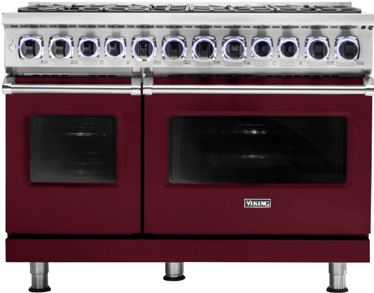 Viking VDR74828BBU Burgundy, Natural Gas