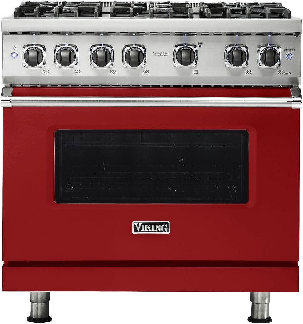 Viking VGR5366BARLP Apple Red, Liquid Propane