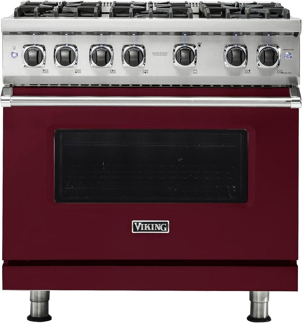 Viking VGR5366BBULP Burgundy, Liquid Propane