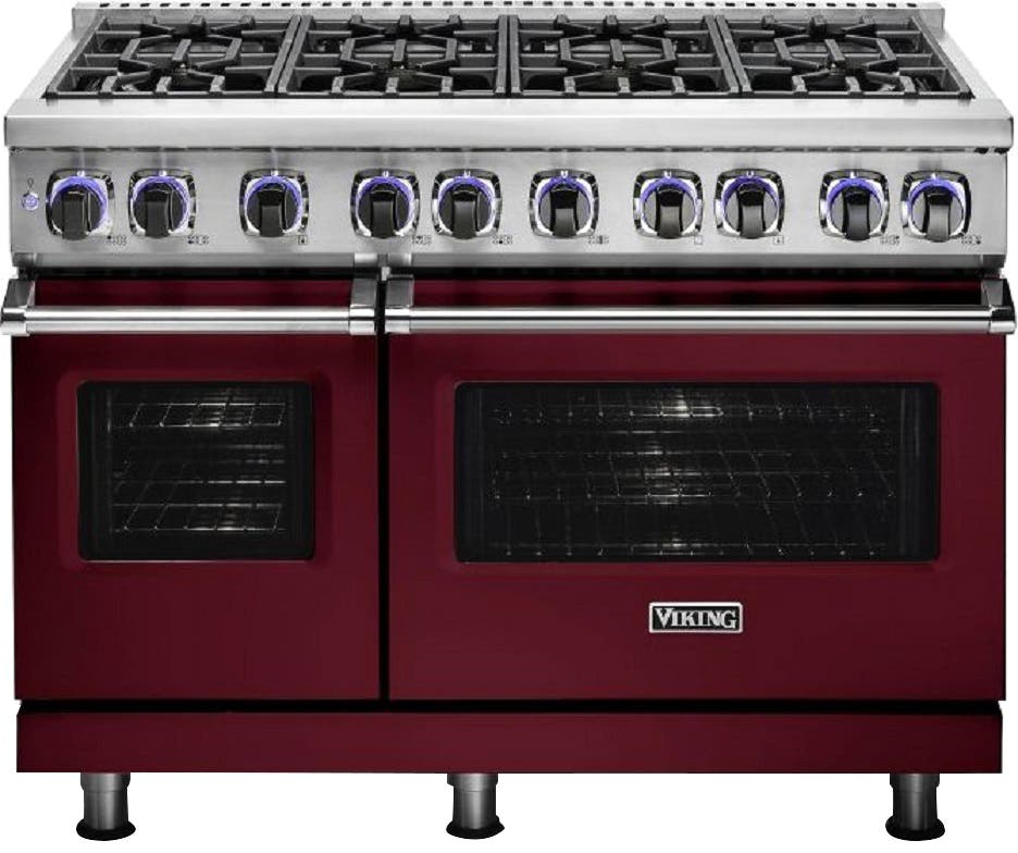 Viking VGR74828BBU Burgundy, Natural Gas