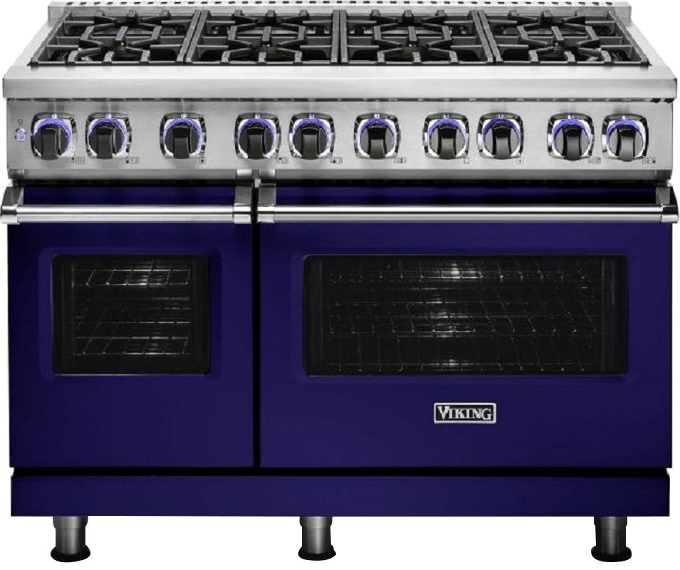 Viking VGR74828BCB 48 Inch Pro-Style Freestanding Gas Range Cobalt