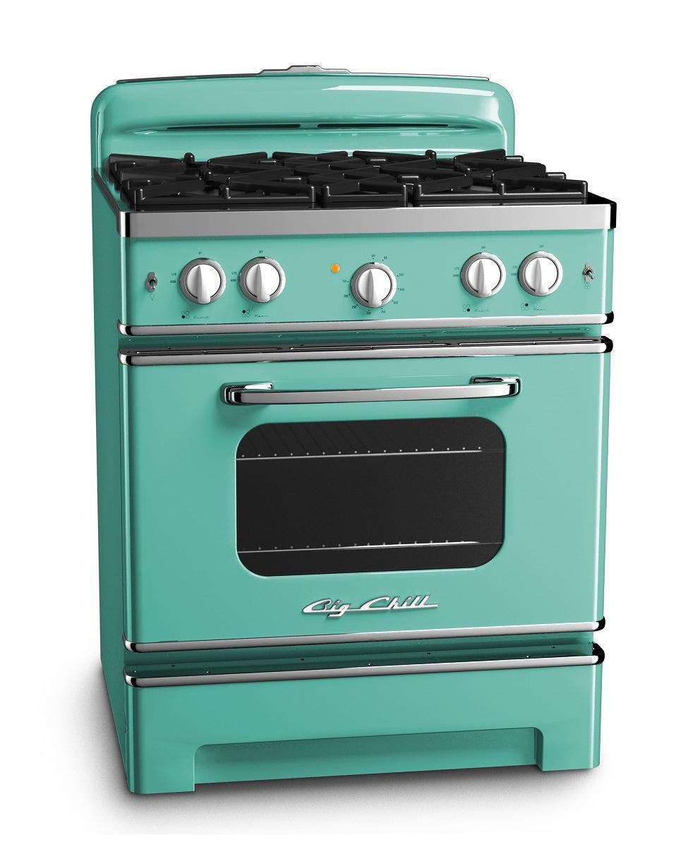 Big Chill BCR30PTNG Pastel Turquoise, Natural Gas
