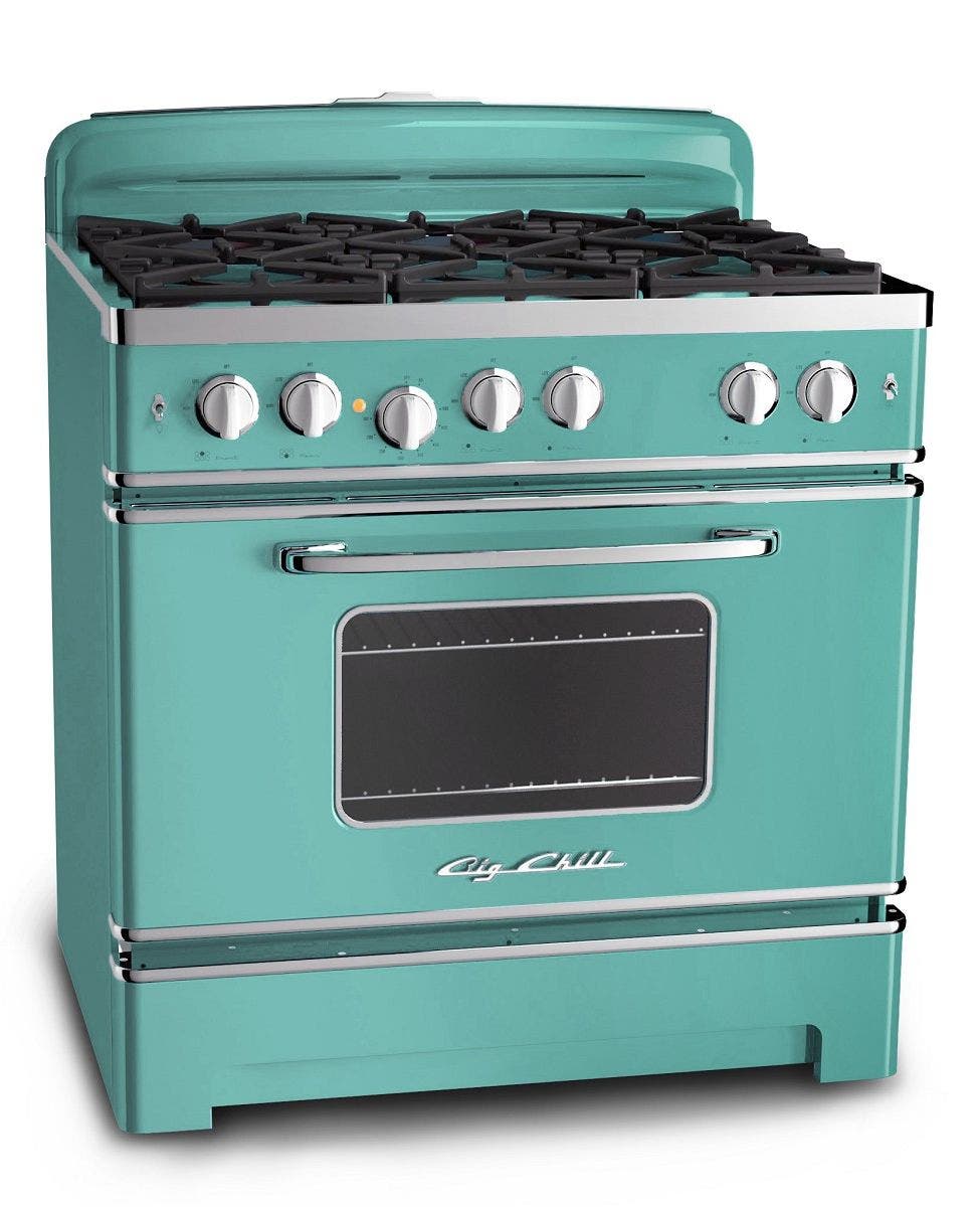 Big Chill BCR36PTLP Pastel Turquoise, Liquid Propane
