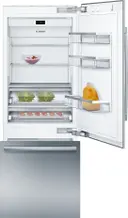 30 Inch Built-In Bottom Mount Smart Refrigerator with 16 cu. ft. Total Capacity, Ice Maker, UltraClarityPro™ Water Filter, Optiflex® Hinge, Remote Monitoring/Control, SuperCool, MultiAirFlow™, SuperFreeze, and ENERGY STAR® Qualified