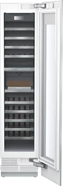 18 Inch Built In Dual Zone Smart Wine Cooler with Smooth Filtered LED Lighting