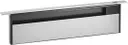 Telescopic Downdraft Hood with 500 CFM Motor, Variable Fan Speed, Dishwasher Safe Mesh Filters, and Hidden Design
