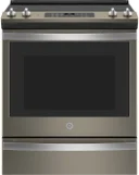 30 Inch Electric Range with 5 Radiant Elements, 5.3 Cu. Ft. True Convection Oven, Storage Drawer, Air Fry, Fast Preheat, Hidden Bake, Self-Clean with Steam Option, Enhanced Shabbos Mode Capable, and ADA Compliant