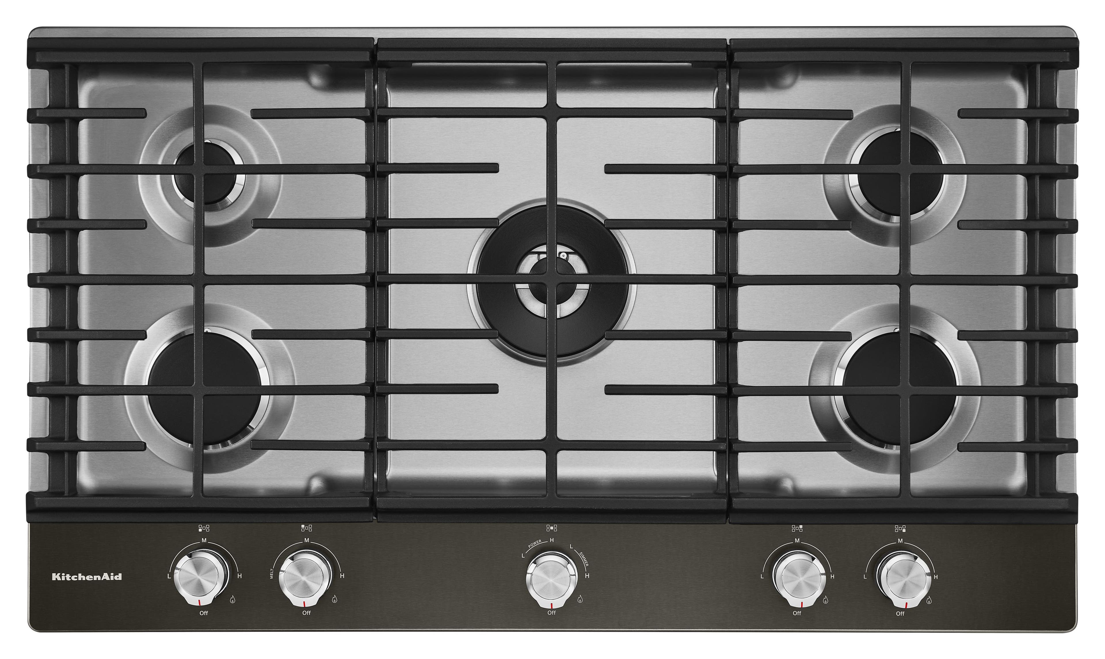 KitchenAid KCGS556EBS Black Stainless Steel