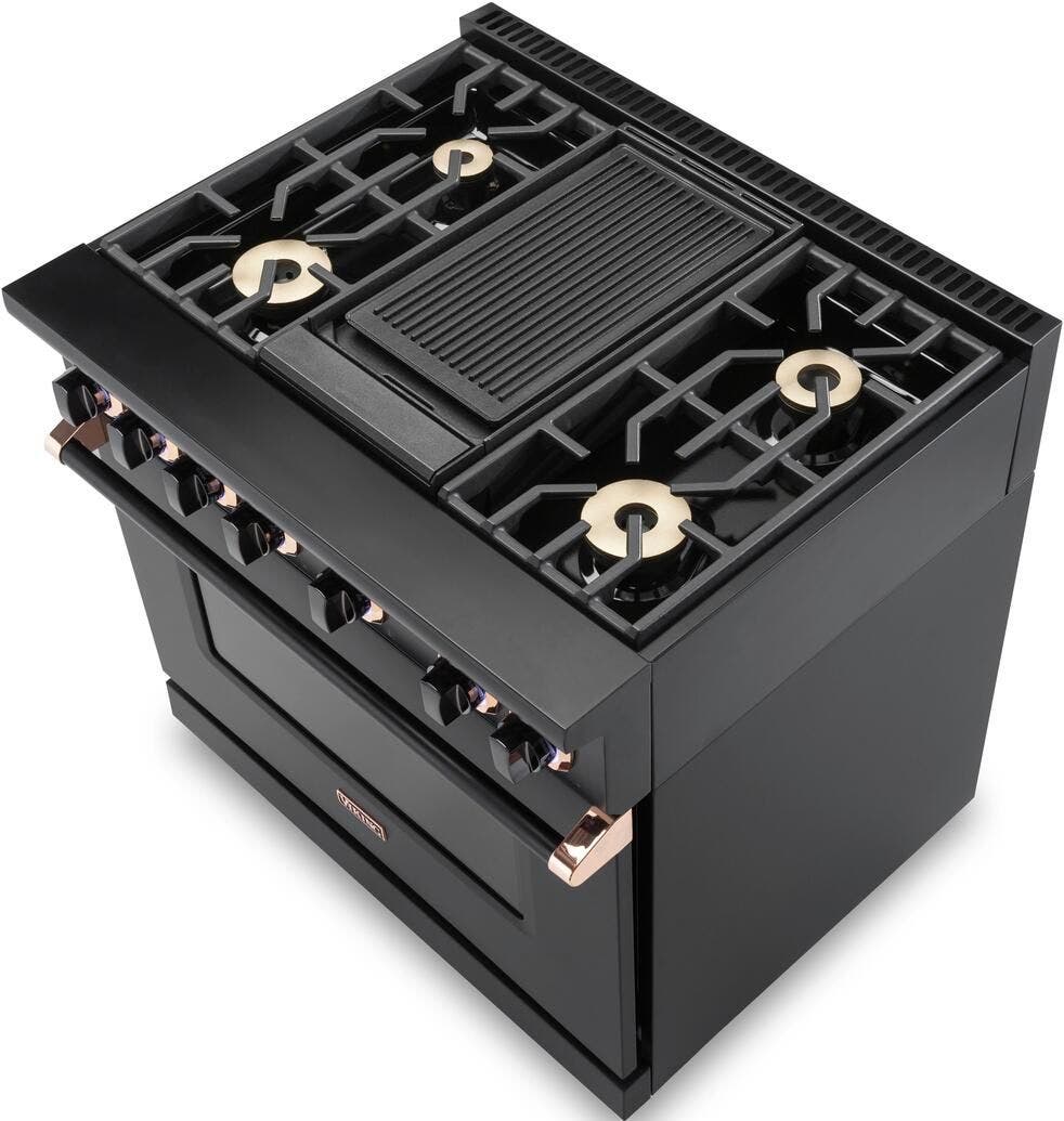 Viking VGR73624GBORG Cast Black with Rose Gold