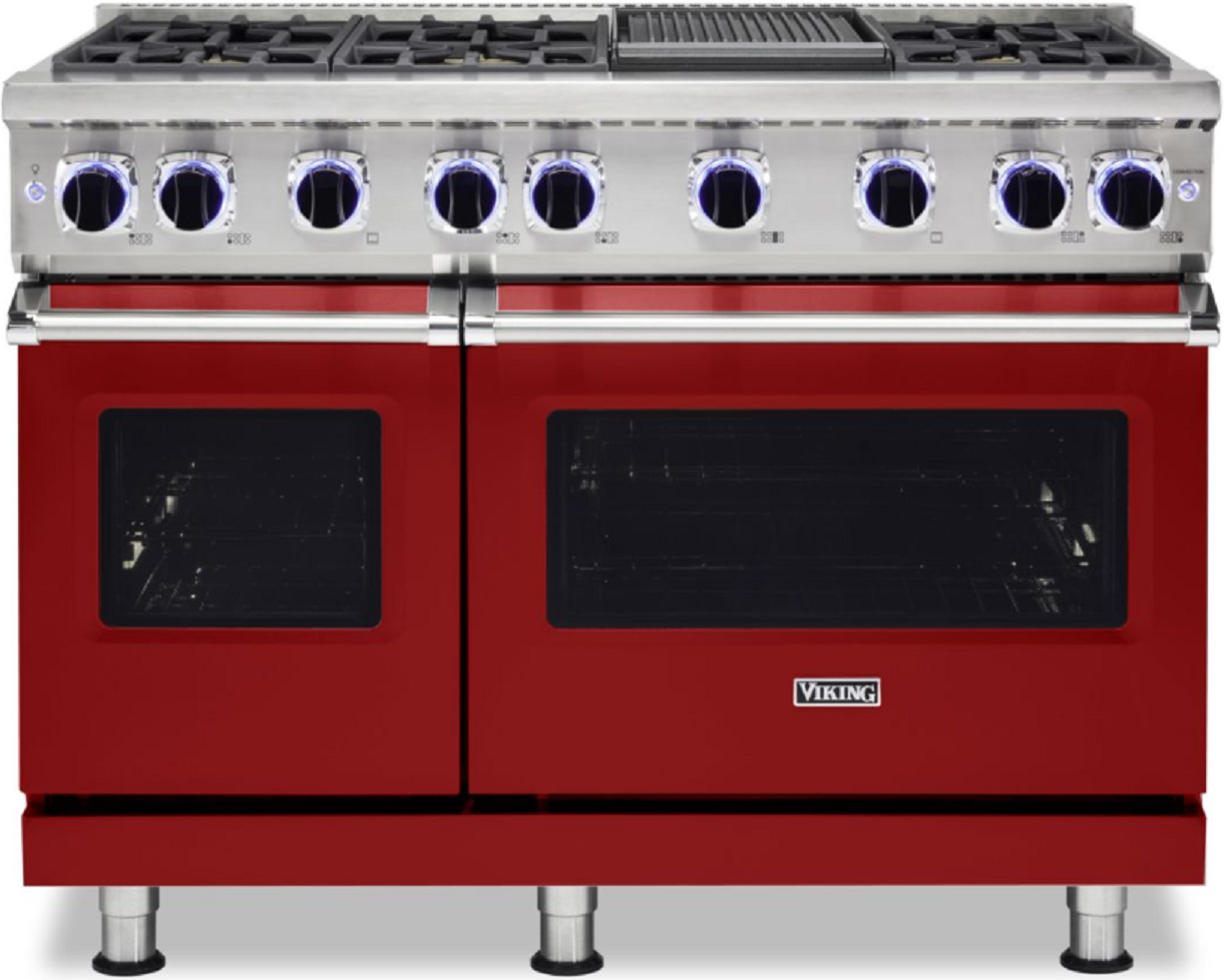 Viking VGR74826GAR Apple Red, Natural Gas
