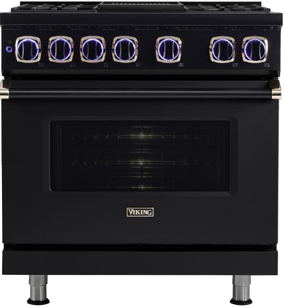 Viking VDR73626BBORG Black Out with Rose Gold Accents