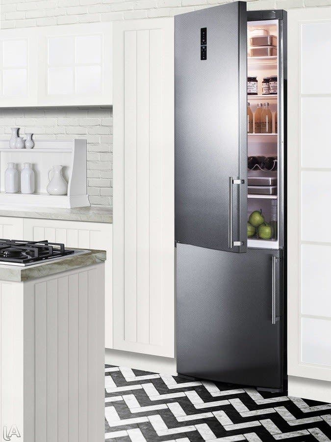 Summit FFBF249SSBILHD Stainless Steel, Ice Maker, Left Hinge