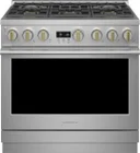 36 Inch Smart Freestanding Dual Fuel Range with 6 Sealed Burners, 5.75 Cu. Ft. Capacity