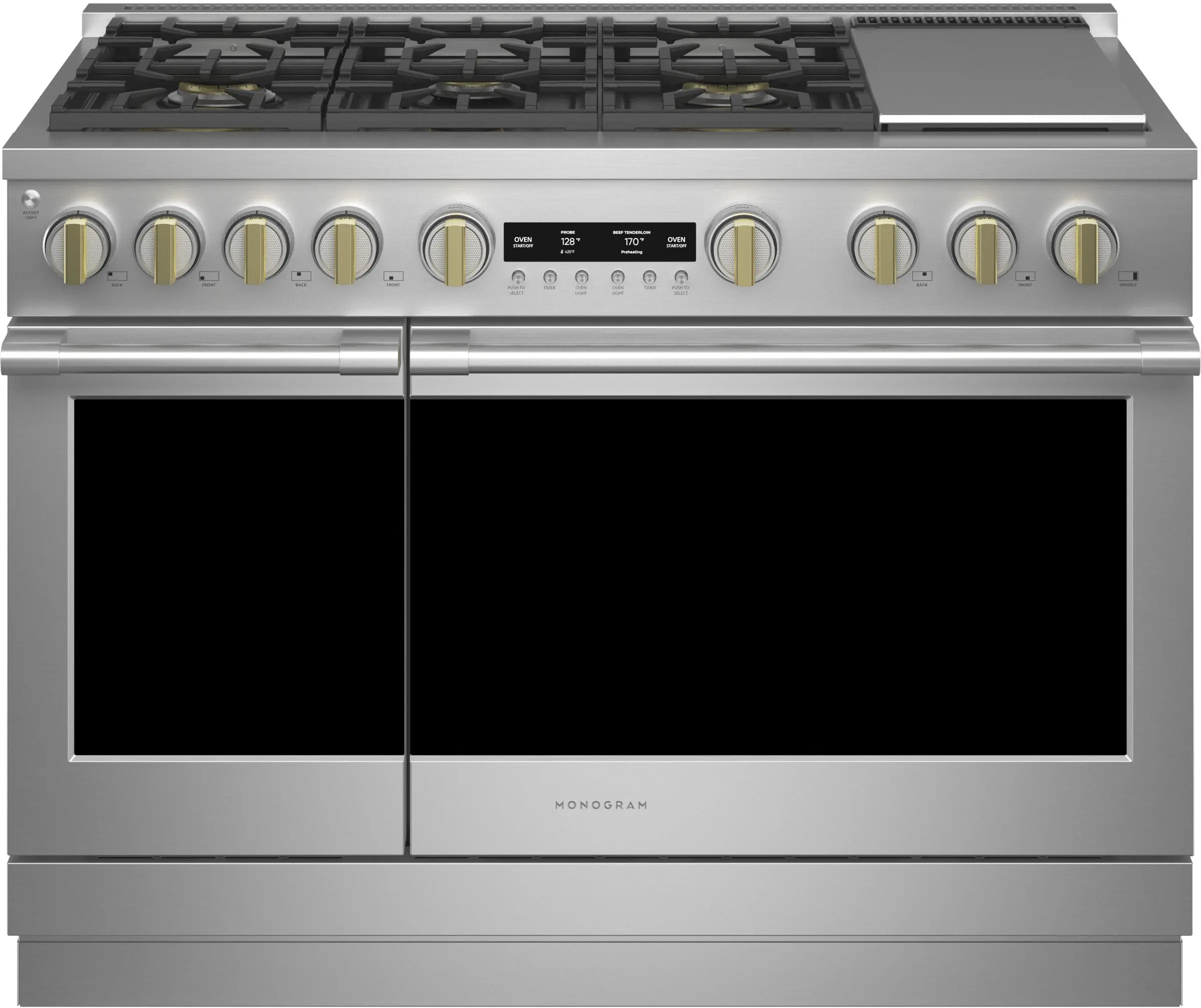 マルチャミー・フワロス PSE Monogram ZDP486NDTSS 48 Inch Freestanding Professional Dual Fuel