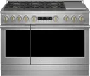 48 Inch Freestanding Professional Dual Fuel Range with 6 Sealed Burners, Griddle