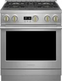 30 Inch Freestanding Professional Gas Smart Range with 4 Sealed Burners, 5.7 Cu. Ft. Capacity