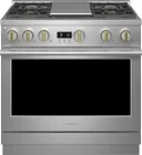 36 Inch Freestanding Professional Gas Range with 4 Sealed Burners, 6.2 Cu. Ft. Capacity