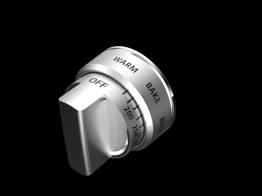 Pro Range & Rangetop SS Knob Set for 30 and 36 Inch Ranges