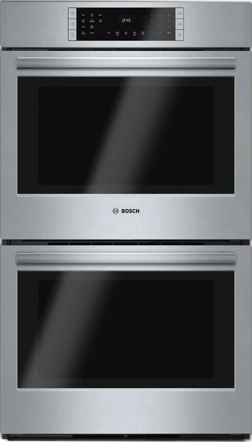 Bosch HBN8651UC 27 Inch Electric Double Wall Oven with 5 Oven Racks