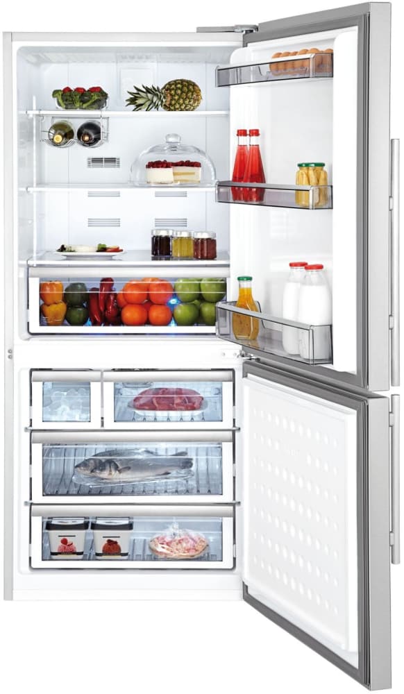 Blomberg BRFB1822SSN Stainless Steel with Ice Maker and Right Hinge