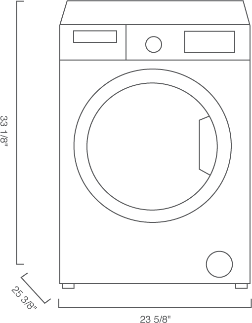 Blomberg WM98200SX2 White with White Door Ring