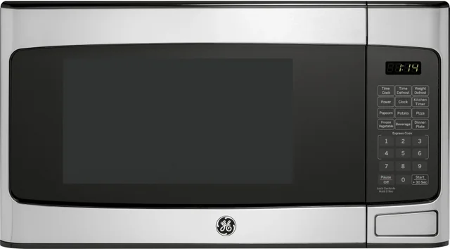 GE JESP113SPSS 20 Inch Countertop Microwave Oven with 1.1 cu. ft....