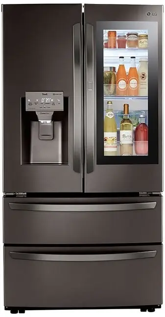 LG LRMVS2806D Black Stainless Steel, Print Proof