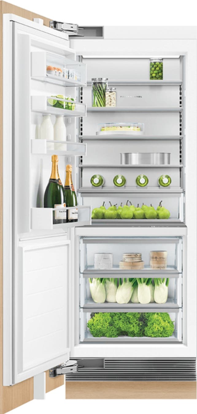 Fisher Paykel RS3084SL1 Panel Ready, Left Hinge with White Interior