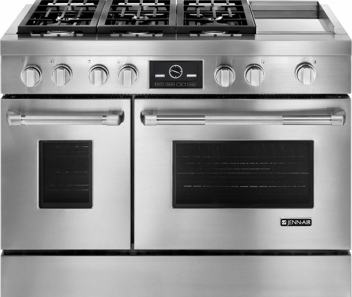 Jenn Air JDRP548WP 48 Inch Freestanding Dual Fuel Range Stainless
