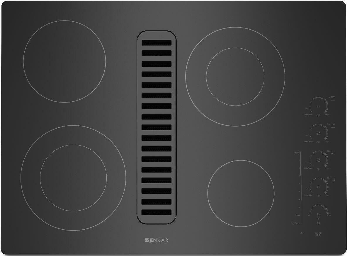 Jenn Air JED4430WB 30 Inch Electric Cooktop with 4 Elements Black