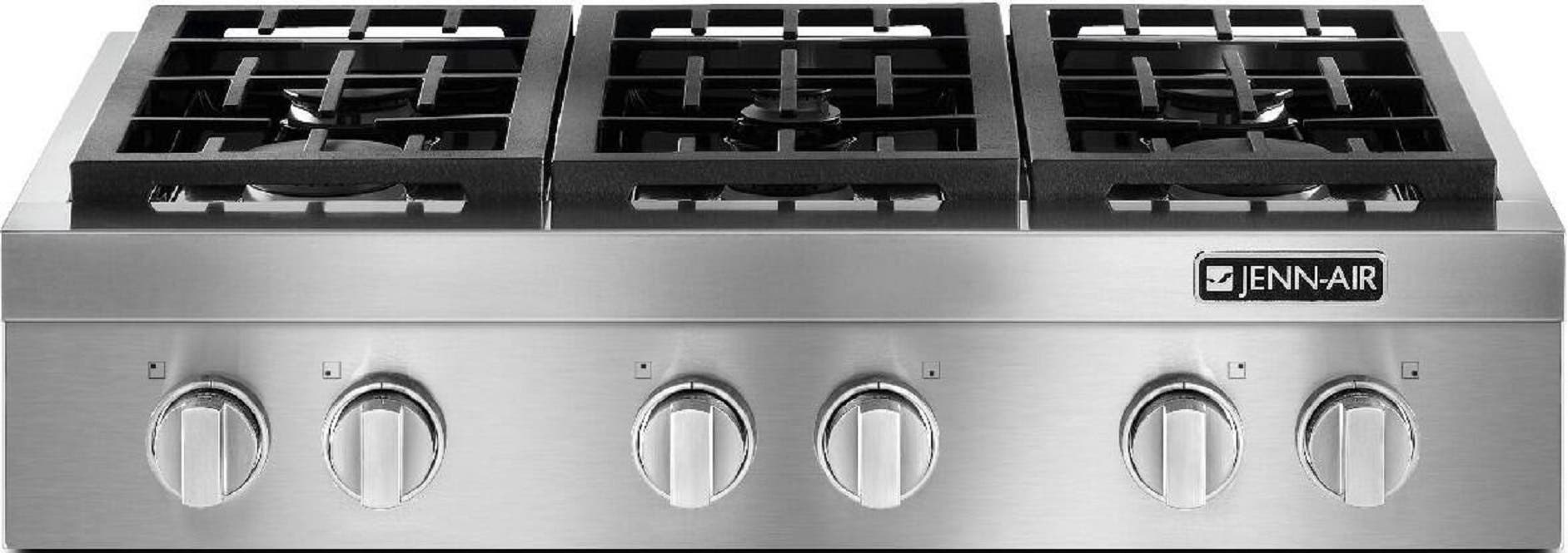 Jenn Air JGCP436WP Stainless Steel with Pro Style, Natural Gas