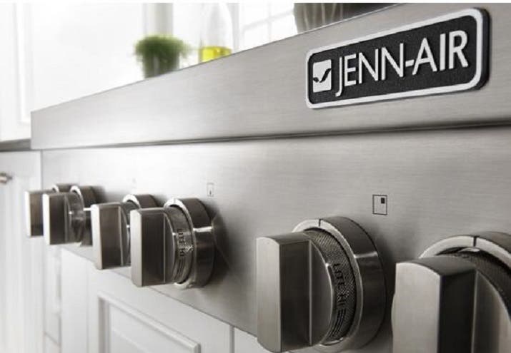 Jenn Air JGCP436WP Stainless Steel with Pro Style, Natural Gas
