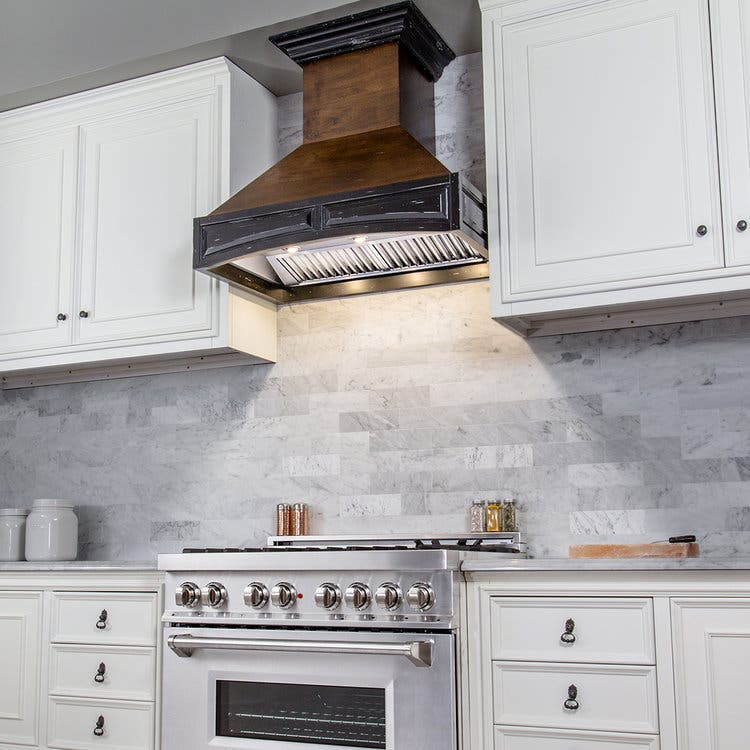 Zline 321ARRS42400 Antigua/Walnut, 42 Inch, 400 CFM
