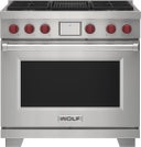 36 Inch Freestanding Dual Fuel Range with 4 Sealed Burners, Grill