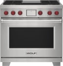 36 Inch Freestanding Dual Fuel Range with 4 Sealed Burners, Griddle