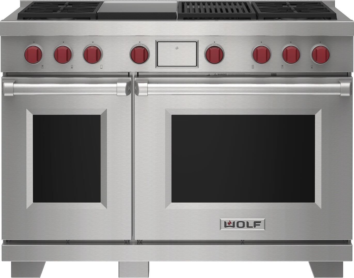 Wolf DF48450CGSP 48 Inch Freestanding Dual Fuel Range Stainless