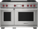 48 Inch Freestanding Dual Fuel Range with 4 Sealed Burners, French Top