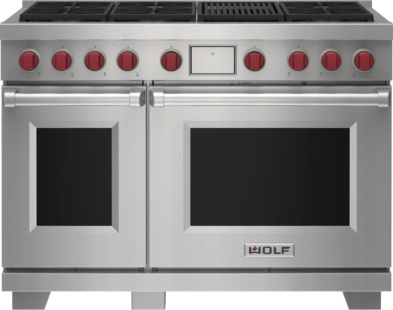 Wolf DF48650CSP 48 Inch Freestanding Dual Fuel Smart Range