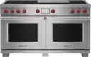 60 Inch Freestanding Dual Fuel Range with 6 Sealed Burners, French Top