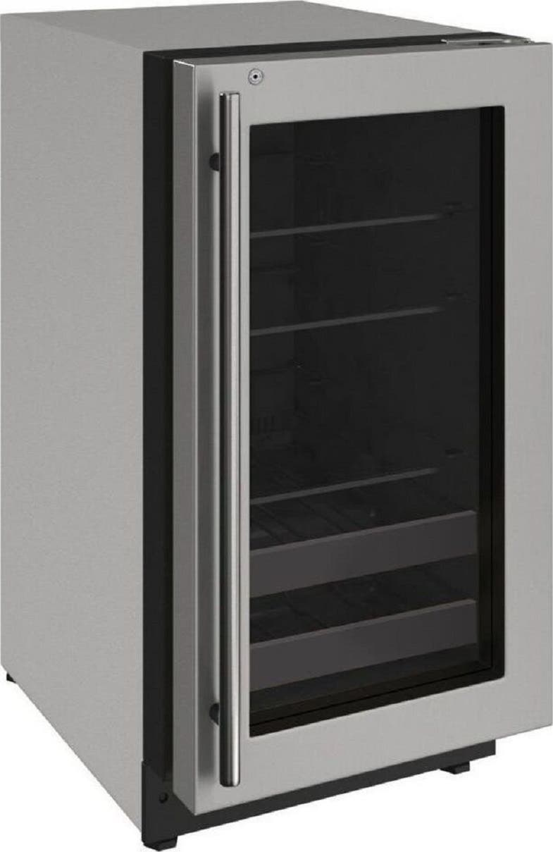U-Line U2218BEVS13A Stainless Steel Frame, Right Hand Hinge, Lock