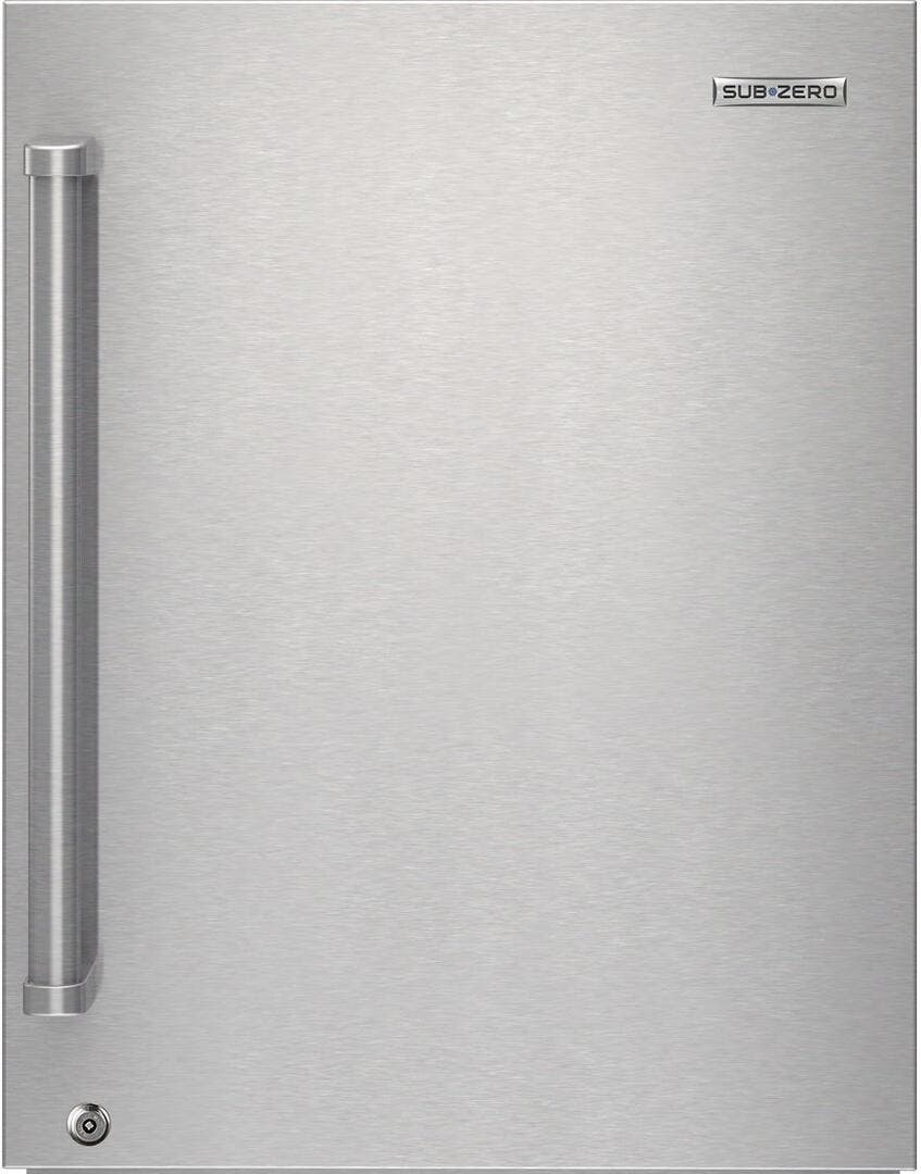 Right Hinge Solid Door Panel with Pro Handle for 24 Inch Under Counter Outdoor Refrigeration