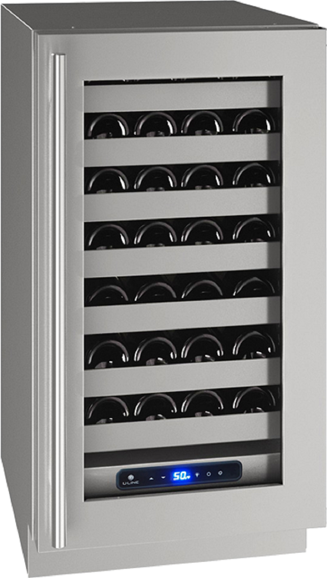 U-Line UHWC518SG41A 18 Inch Full Depth Wine Storage with 35 Bottle Cap...