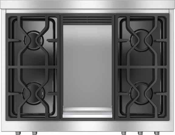 Miele KMR11361G Stainless Steel, Natural Gas