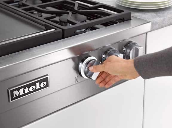 Miele KMR11361G Stainless Steel, Natural Gas
