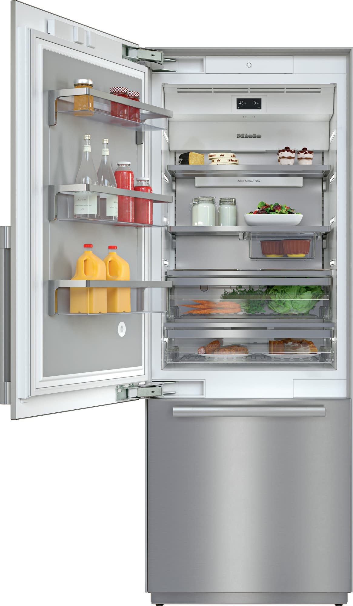 Miele KF2811SF Stainless Steel, Left Hinge