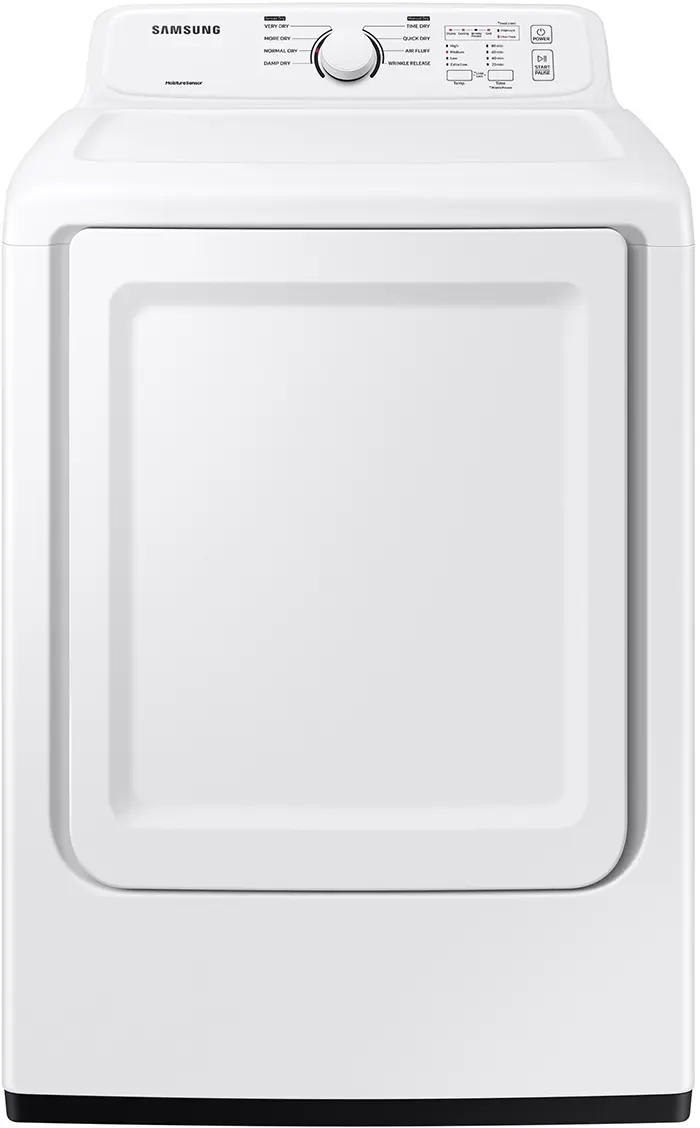 Samsung DVG41A3000W 7.2 cu. ft. Gas Dryer White | Plesser's Appliances