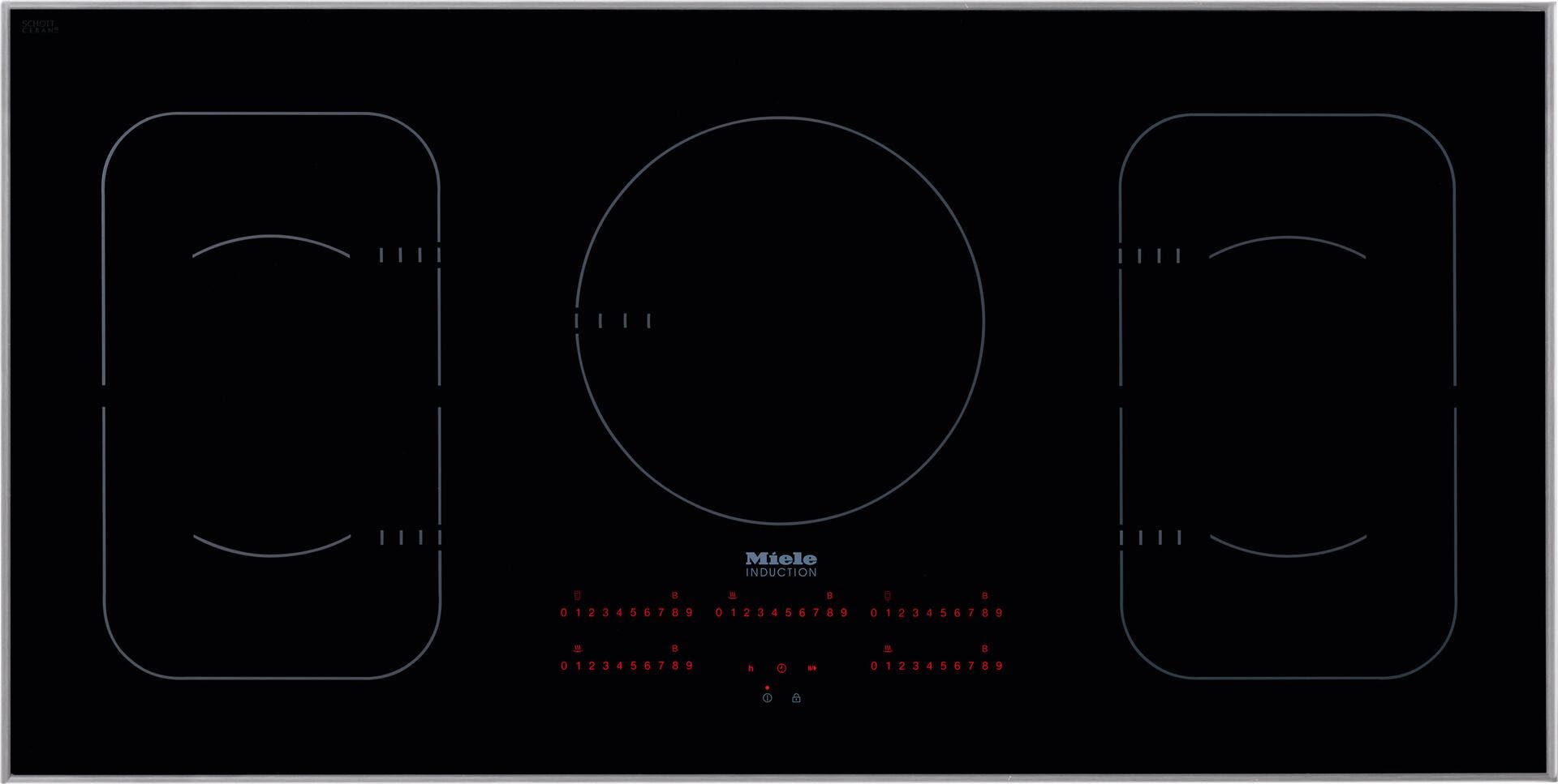 Miele KM6377 Black, Stainless Steel Trim