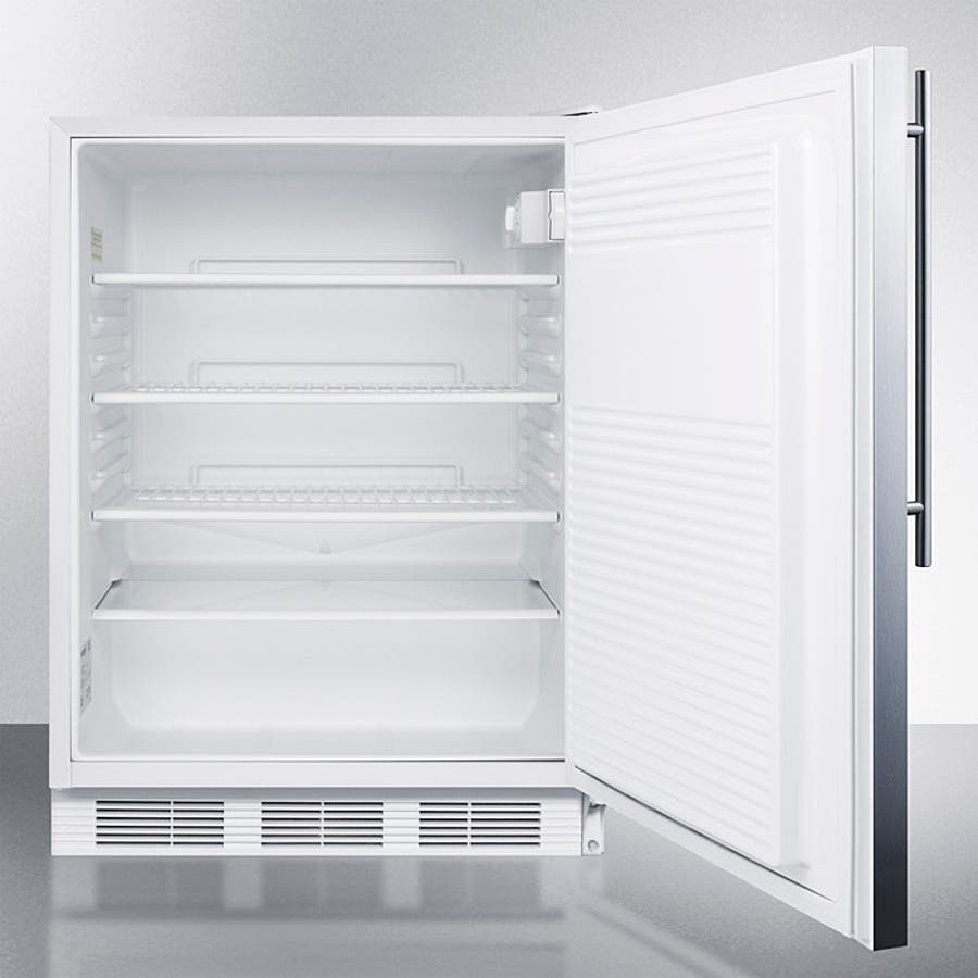 Summit FF7WBISSHVADA Stainless Steel, Vertical Handle
